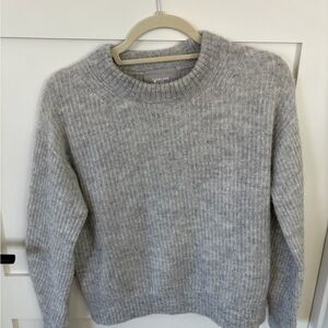 Everlane Soft Gray Knit Sweater